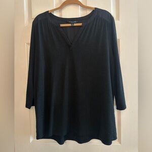 41 Hawthorn Women's Black Mixed Media Top